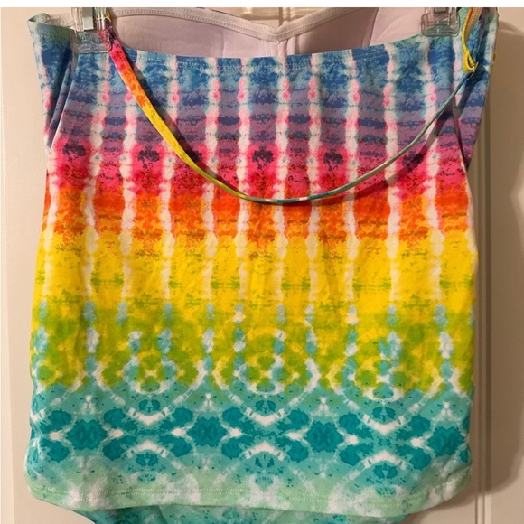 Rod Beattie tie dye Tankini top. - Picture 2 of 3